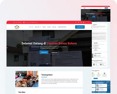 website company profile buatan Paludesain